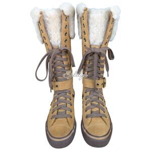 Converse 2005 Star 70 Vintage XXHI Suede Knee High Buckle Sneaker Boot 7.5 Rare